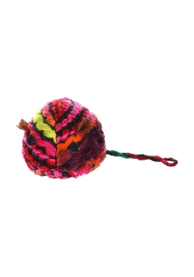 Flamingo Eleine Peluş İpli Kedi Oyuncağı Renkli 4x4.5x5 Cm