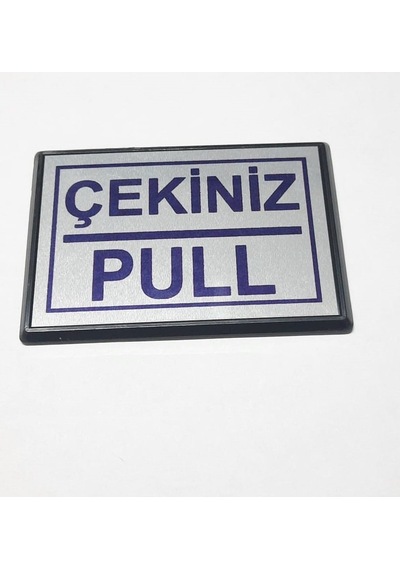 Pull Çekiniz Yapışkanlı Yönlendirme Tabelası 10 X 7 Cm Küçük Boy Hmngoxxtptprp
