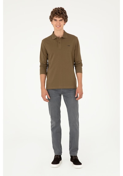 U.s. Polo Assn. Erkek Haki Sweatshirt 50295169-vr027 Haki