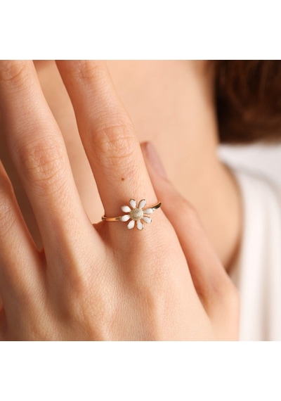 Altın Papatya Yüzük 14K 530501019