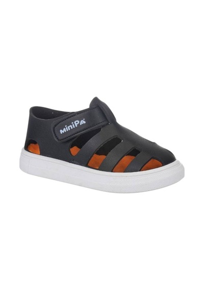 Minipa Ortopedik Ped Tabanlı Unisex Çocuk Sandalet Siyah