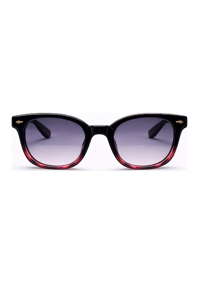Surlin Lila Desenli Desenli Retro Kemik Çerçeve Unisex Uv400 Vintage Retro Güneş Gözlüğü Pembe