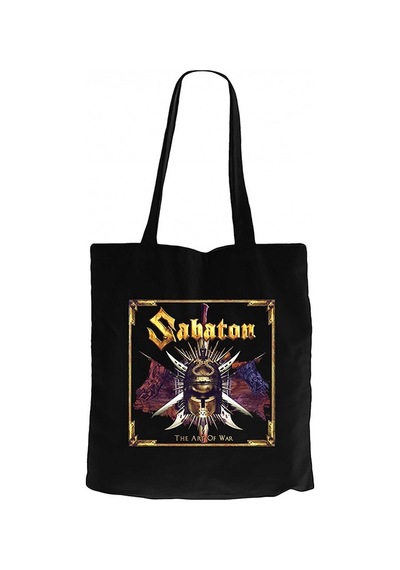 Sabaton The Art of War Siyah Kanvas Bez Çanta Siyah