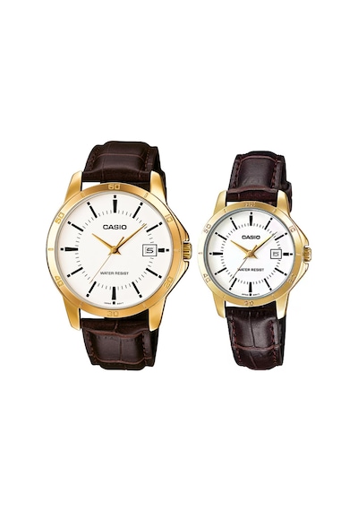 Casio Mtp-ltp-v004gl-7audf Çift Kol Saati Kadın-erkek Metalik
