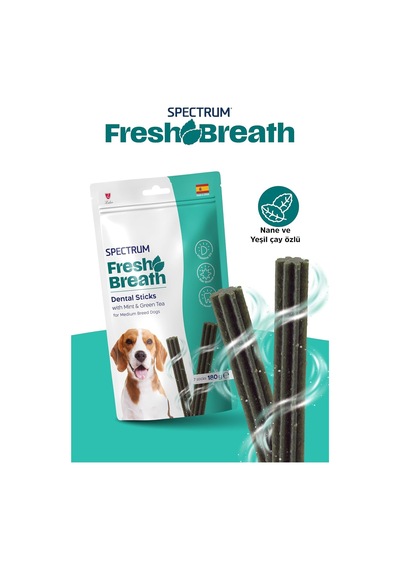 Tr Fresh Breath Orta Irk Yetişkin Köpekler İçin Naneli Diş Çubukları 180 Gram