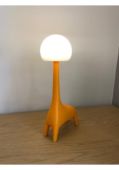 Ilgaz Zürafa Şekli Şarj Edilebilir Bluetoothlu Atmosfer Led Masa Lambası Çocuk Odası Çalışma Masası Bebek Odası Sarı