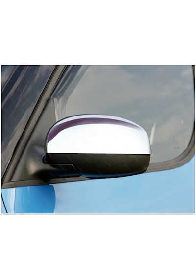 Skoda Fabia Mk2 Krom Ayna Kapağı 2 Prç. 2008 - 2014 P.çelik