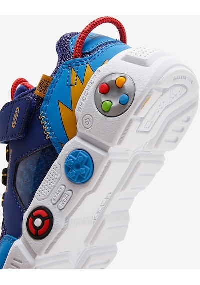 Skechers Gametronix Küçük Erkek Çocuk Mavi Spor Ayakkabı 402262n Rymt Mavi