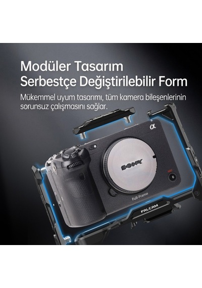 Falcam F22 F38 F50 Quick Release V3 Fx3 Fx30 Uyumlu Modüler Kamera Kafesi Siyah - C00b2823b