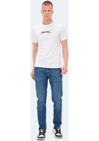 Slazenger VEDRAN KTN Erkek  Beyaz Tişört