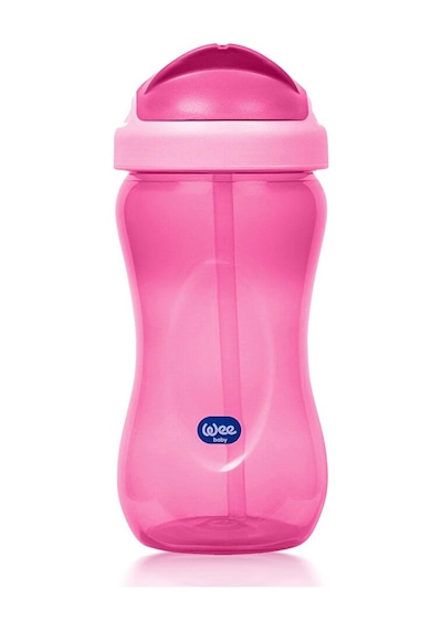 761 Wee Baby Pipetli Bardak Pembe 350 Ml 5 Adet Çok Renkli