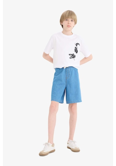 DeFacto Erkek Çocuk Jean Şort D8575A825SMNM28