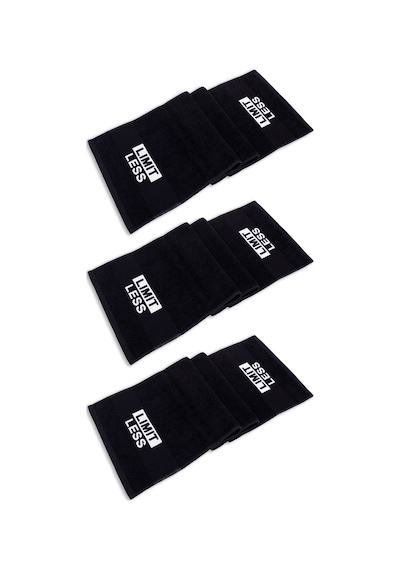 Vevien Home Limitless 30x100 Cm %100 Pamuklu 3'lü Spor Havlusu Fitness Gym Go