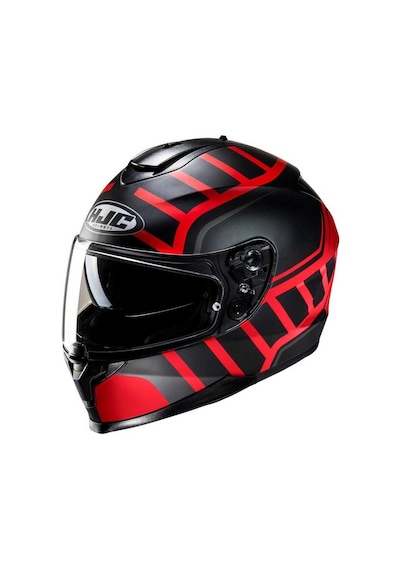 Hjc C70n Holt Mc1sf Kapalı Kask Kırmızı - Siyah