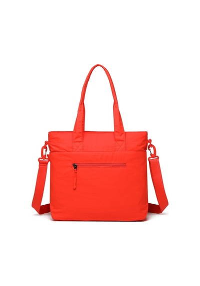 Smart Bags Mikro Poly Kumaş Büyük Boy Kadın Omuz Çantası 3345 Turuncu
