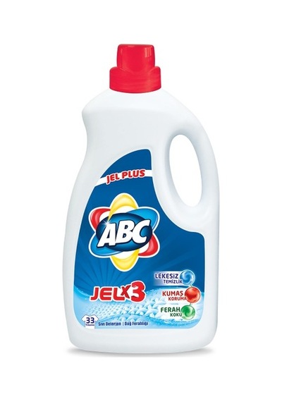 ABC Jel Plus Dağ Ferahlığı Sıvı Çamaşır Deterjanı 33 Yıkama 2145 ML