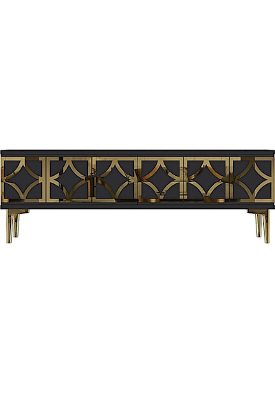 Tsa1237ag Lem Tv Sehpası Antrasit-gold 120cm Tsa1237ag Lem Tv Sehpası Antrasit-gold 120cm