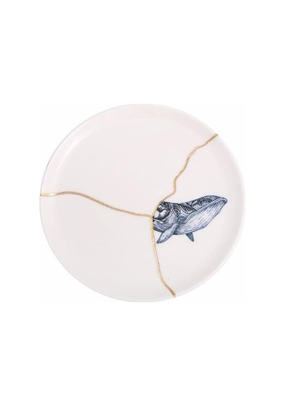 Spirits Balina Düz Tabak 20 Cm Açık