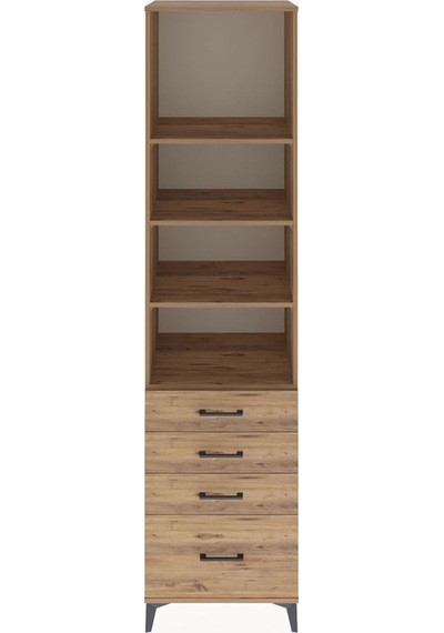 Hyperion Dolap 4 Raflı 4 Çekmeceli 60x44x243 Çam-çam Çam Hyperion Dolap 4 Raflı 4 Çekmeceli 60x44x243 Çam-çam Çam