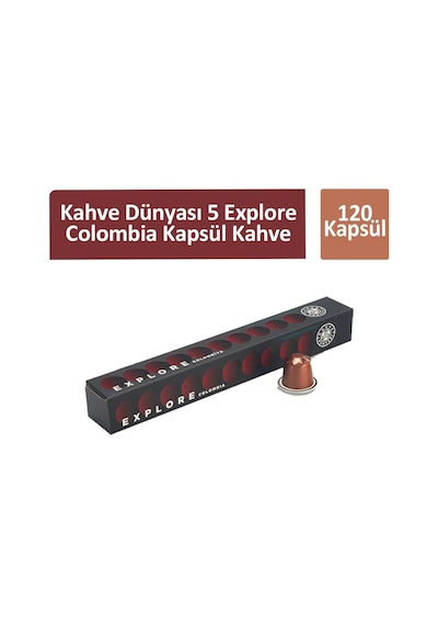 Kahve Dünyası 5 Explore Colombia Kapsül Kahve 12 x 10 Kapsül