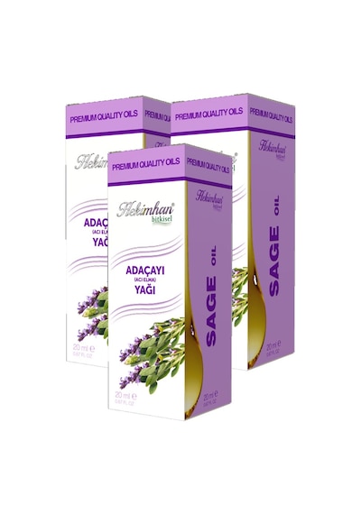 Hekimhan Bitkisel Adaçayı Acı Elma Yağı 3 x 20 ML