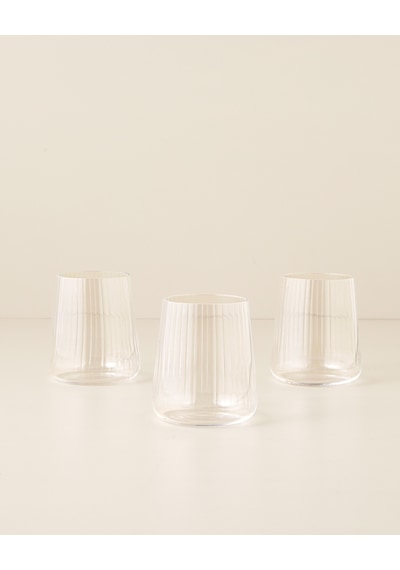 English Home Clario Kristal 3'lü Bardak 420 Ml Şeffaf