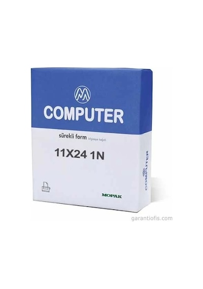 Mopak Ve-ge Sürekli Form Bilgisayar Kağıdı 1 Nüsha 70gr 11x24 1000 Li