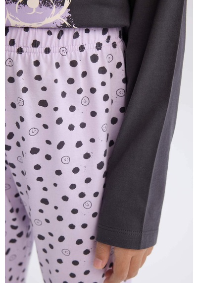 DeFacto Kız Çocuk Pijama Takımı Baskılı Uzun Kollu Üst Esnek Belli Desenli Uzun Alt E0532A825SPAR126 Antrasit DeFacto Kız Çocuk Pijama Takımı Baskılı Uzun Kollu Üst Esnek Belli Desenli Uzun Alt E0532A825SPAR126 Antrasit
