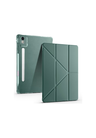 Lenovo Idea Tab Pro 12.7inç Tb-373fu Kılıf Kalem Bölmeli Trifolding Case Kılıf