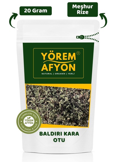 Yörem Afyon Meşhur Rize Yöresinden 800 Rakım Hasadı Baldırı Kara Otu, Adiantum Capillus-veneris 20gr.