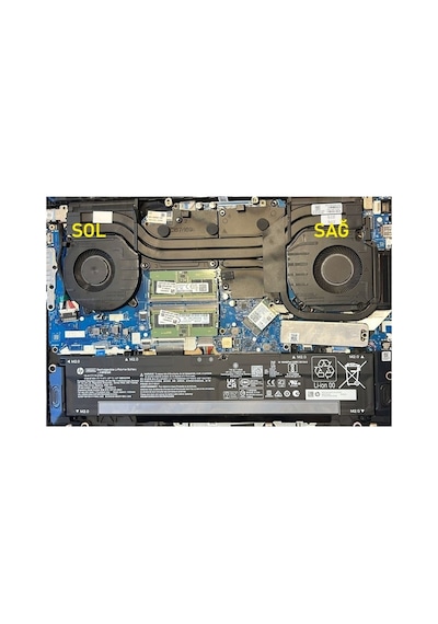 Hp Victus 16-r0000 Gaming Notebook Cpu Fanı - Ver.2 - 12v-80w Sol Fan / N44738-001 71608216