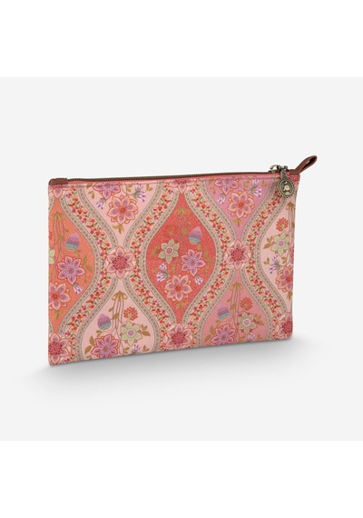 Turuncu Polyester Makyaj Çantası 24x1x15,5 Cm