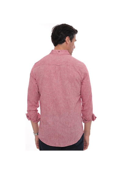 Slim Fit Uzun Kol Yaka Düğmeli Nefes Alan Keten Hediye Kutulu Erkek Gömlek Fs-004548 - Kırmızı-3240 Slim Fit Uzun Kol Yaka Düğmeli Nefes Alan Keten Hediye Kutulu Erkek Gömlek Fs-004548 - Kırmızı-3240