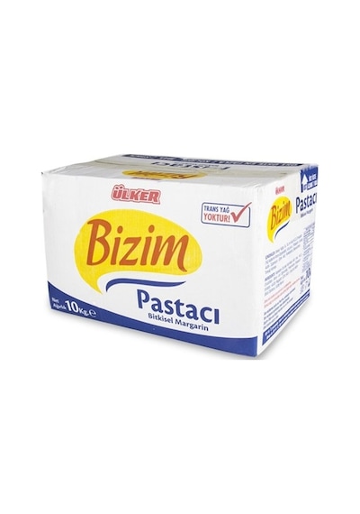 Ülker Bizim Bitkisel Pastacı Katı Margarin 10 KG
