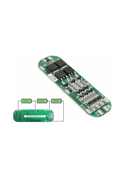 Robizstore-Bms 3S 20A Bms Koruma Kartı Lityum Batarya 18650 Li-İon Lipo