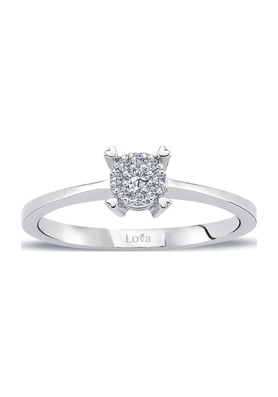 Lova 0,30 Karat Tektaş Görünümlü Pırlanta Yüzük - 1020426