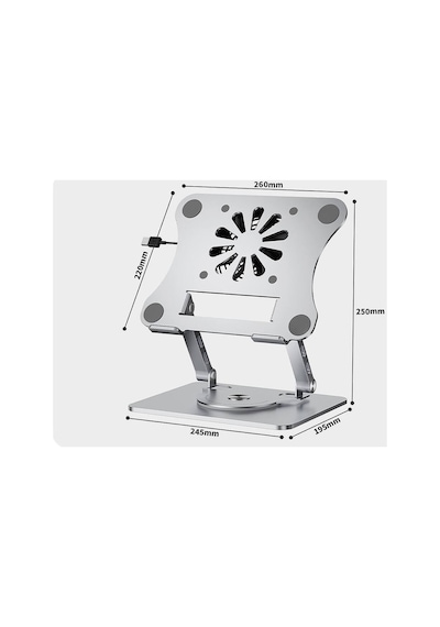 6.1 Stand Dönerli Fanli Zr986 Evimdeyokyok