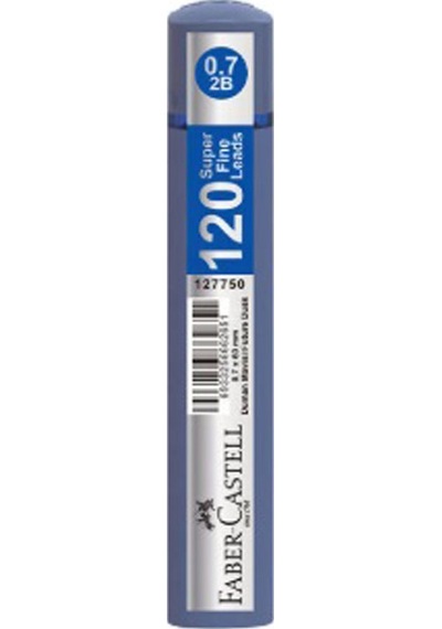 Faber-castell Min Grip Soft T, Tit Duman Mavisi 0.7 Mm 5030 127750 120 Li