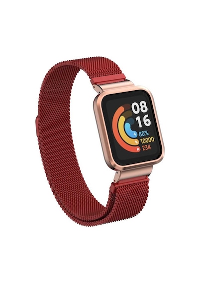 Mi Watch Lite Kordon Kasalı Milano Loop Metal Kordon
