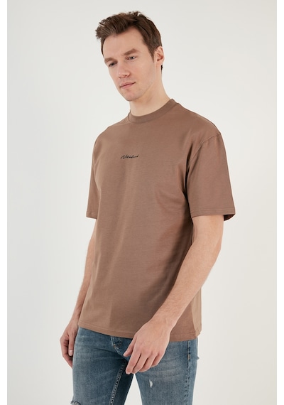Buratti Pamuklu Relaxed Fit Sıfır Yaka Erkek T Shirt 5902702 Toprak Buratti Pamuklu Relaxed Fit Sıfır Yaka Erkek T Shirt 5902702 Toprak