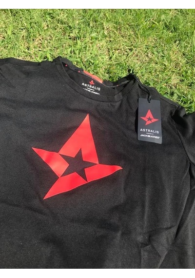 Jack&Jones Astralis E-Sport Red Star Tişört - L Beden - Astralis Kırmızı Yıldız Tişört