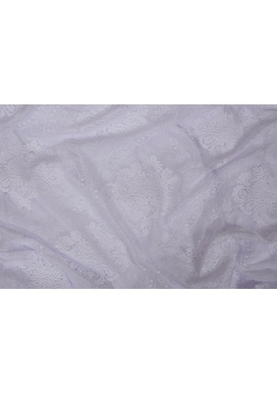 Çerçeveli Damaks Kırık Beyaz Hazır Pileli Fon Perde 300x260