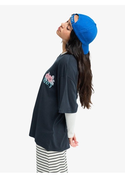 Roxy Talloversize Washed Kadın T-shirt-erjzt06081 Siyah