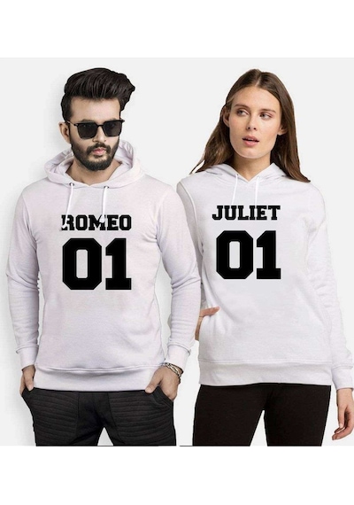 Tshirthane Romeo Juliet Sevgili Kombinleri Kapüşonlu Kombini