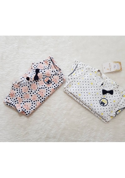 Candysbebe Çiçekli Yazlık Bebek Takımı