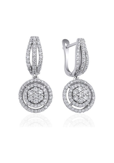 1.05 Karat Fantezi Pırlanta Küpe - Hrd Sertifikalı 68480532