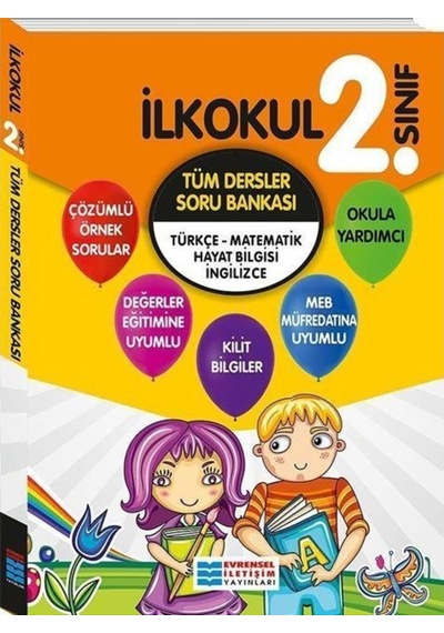 Evrensel Iletişim Yayınları 2.Sınıf Tüm Dersler Soru Bankası