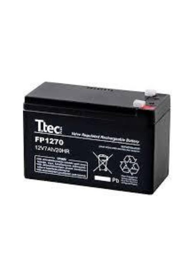Ttec Ttec 12v 7ah 20hr Bakımsız Kuru Akü 2kg Ups Uyumlu