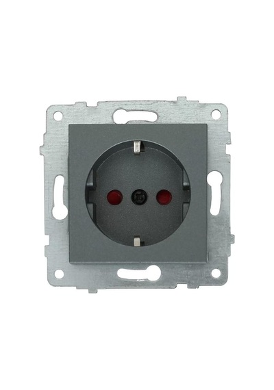 Ovivo Grano Füme Çocuk Korumalı Priz