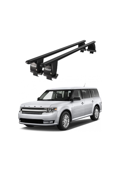 Royal Ford Flex 2013 Ve Sonrası Uyumlu Siyah Ara Atkı Port Bagaj Tavan Barı